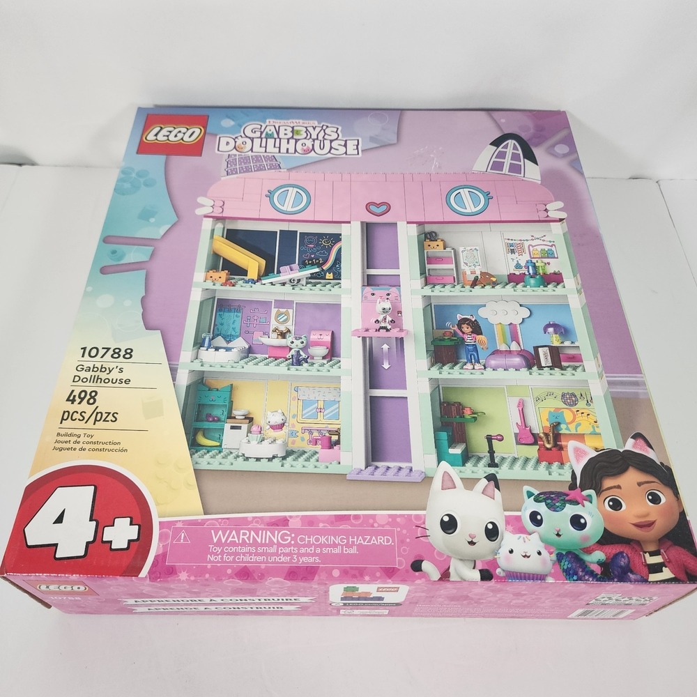 LEGO Gabby's Dollhouse 10788 DreamWorks Building Set 498 Pieces New Sealed